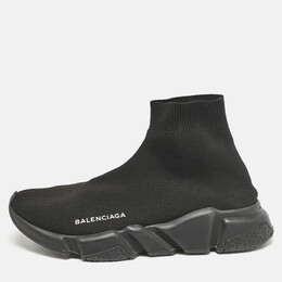 Balenciaga: Чёрные кроссовки  Speed Trainer