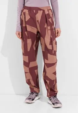 adidas: Бордовые брюки 