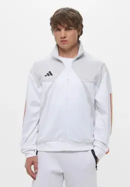 adidas: Белая толстовка 