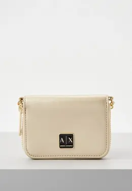 Armani Exchange: Золотой кошелёк 