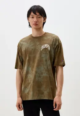 Champion: Футболка цвета хаки 