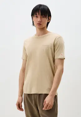 Champion: Бежевая футболка 