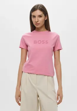 Boss: Розовая футболка 