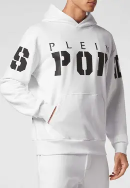 Plein Sport: Белая толстовка 