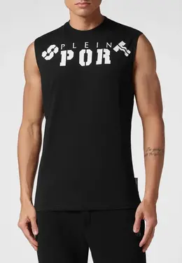 Plein Sport: Чёрная майка 