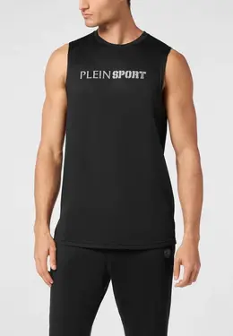 Plein Sport: Чёрная майка 