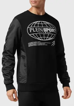Plein Sport: Чёрный свитшот 