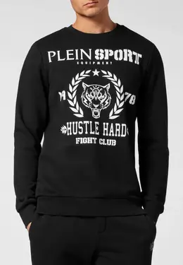 Plein Sport: Чёрный свитшот 