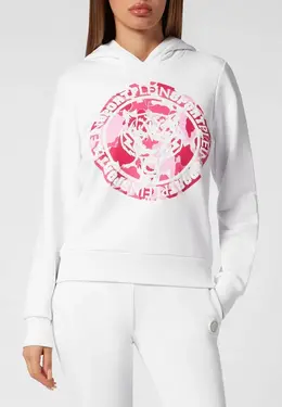 Plein Sport: Белая толстовка 
