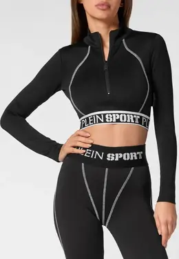 Plein Sport: Чёрный топ 