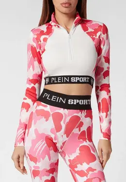 Plein Sport: Розовый топ 