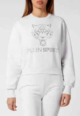 Plein Sport: Белый свитшот 