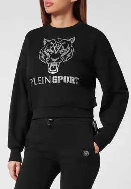 Plein Sport: Чёрный свитшот 