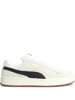 PUMA: Бежевые кроссовки  Suede