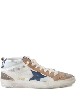 Golden Goose: Светлые кроссовки  Mid Star