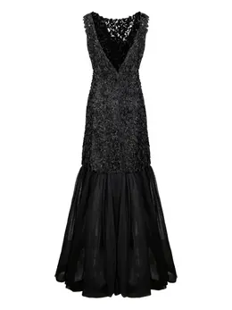 Alberta Ferretti: Платье с оборками 