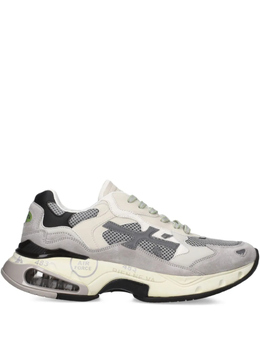 Premiata: Серые кроссовки  Sharky