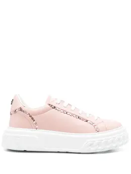 Casadei: Розовые кроссовки  Off Road