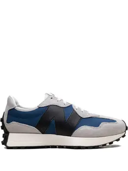 New Balance: Голубые кроссовки  327
