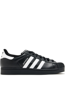 Adidas: Чёрные кроссовки  Superstar