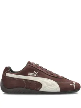 PUMA: Коричневые кроссовки  Speedcat