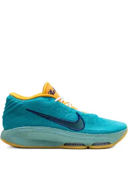 Nike: Голубые кроссовки  Air Zoom
