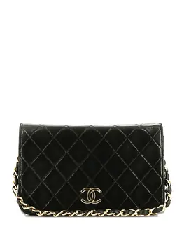 CHANEL Pre-Owned: Чёрная сумка 