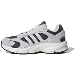 Adidas: Серые кроссовки 