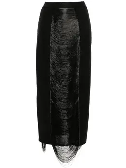 Alexander McQueen: Юбка бахромой 