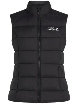 Karl Lagerfeld: Чёрный жилет  Signature