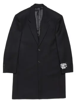 Acne Studios: Чёрное пальто 