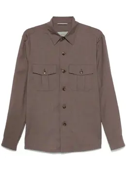 Canali: Рубашка из шерсти 
