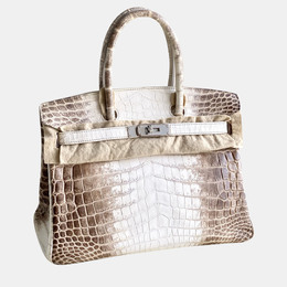 Hermes: Белая сумка  Birkin 30