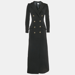 Elisabetta Franchi: Чёрное пальто 