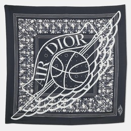 Dior: Синий шарф 