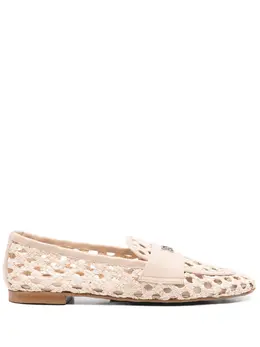 Casadei: Бежевые лоферы  Versilia