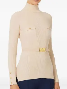 Elisabetta Franchi: Светлый свитер 