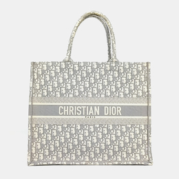 Dior: Белая сумка-шоппер 