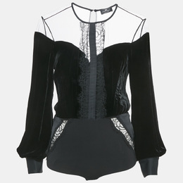 Elisabetta Franchi: Чёрный боди 