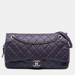 Chanel: Фиолетовая сумка 