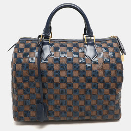 Louis Vuitton: Коричневая сумка  Speedy 30
