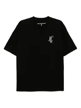 White Mountaineering: Чёрная футболка 