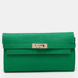 Hermes: Зелёный кошелёк  Kelly