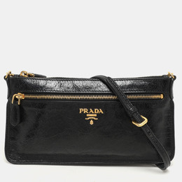 Prada: Чёрный клатч 