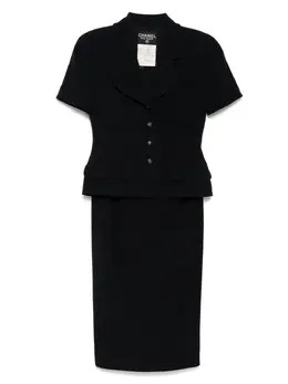 CHANEL Pre-Owned: Синяя юбка 