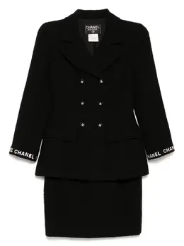 CHANEL Pre-Owned: Чёрная юбка 