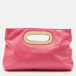 MICHAEL Michael Kors: Розовый клатч 