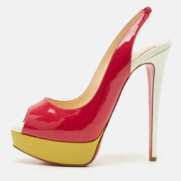 Christian Louboutin: Многоцветные босоножки 