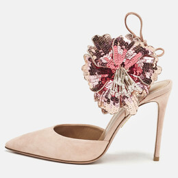 Aquazzura: Розовые сандалии 