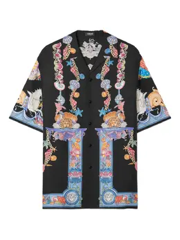 Versace: Чёрная рубашка 